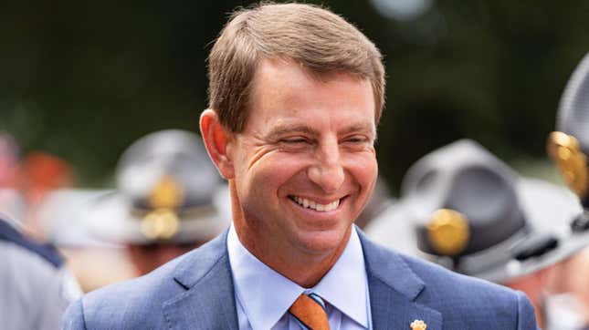 Dabo says a lot of words that don’t mean much.