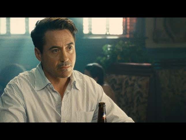 Robert Downey Jr. does Robert Downey Jr. in the trailer for <i>The</i> <i>Judge</i>