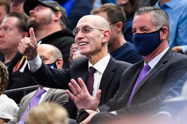 Adam Silver gives a big ol’ thumbs up to human rights violations.