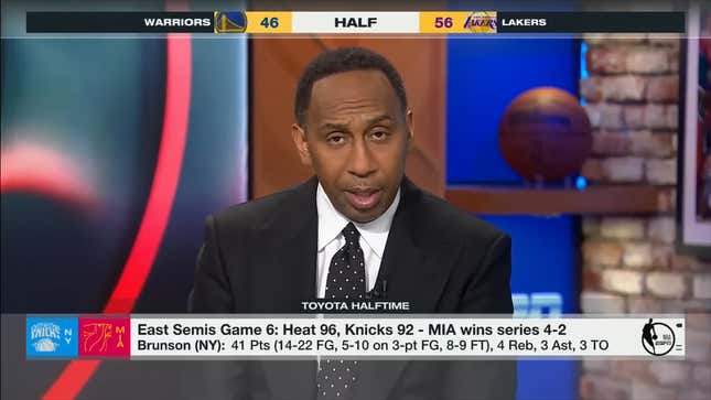 Stephen A.’s Knicks couldn’t come through