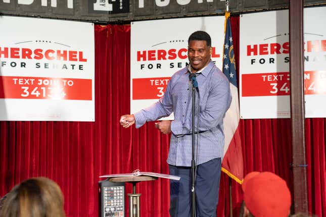 Image for article titled Herschel Walker Easily Wins GA Republican Senate Primary