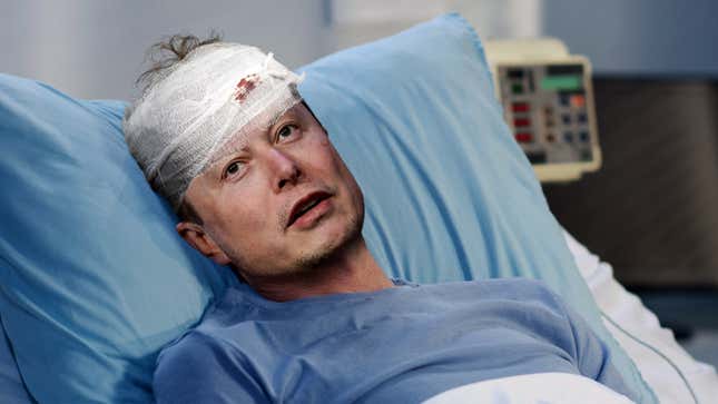 Image for article titled Elon Musk Receives Experimental Neuralink Implant In Attempt To Delete Memory Of Being Booed