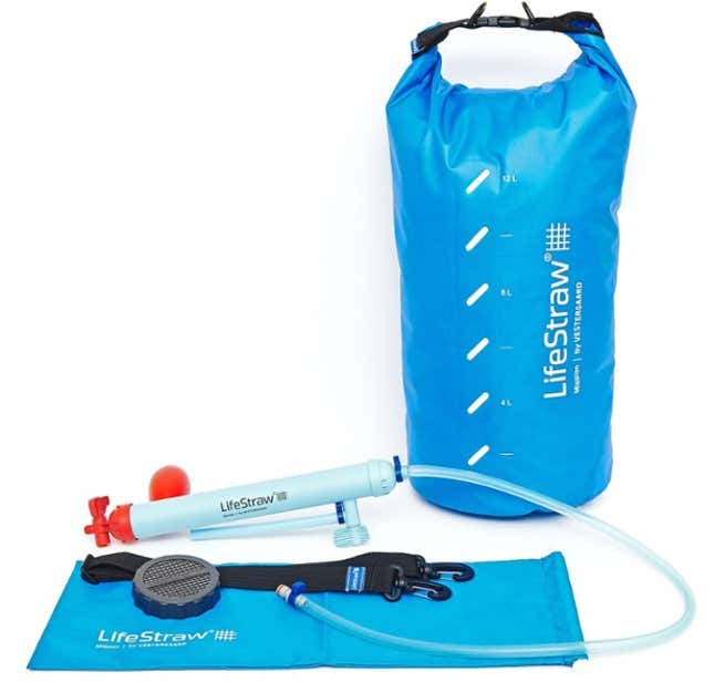 Large water purification system. 