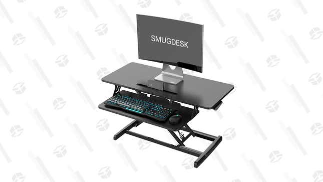 SMUGDESK Standing Gaming Desk Converter | $80 | Newegg