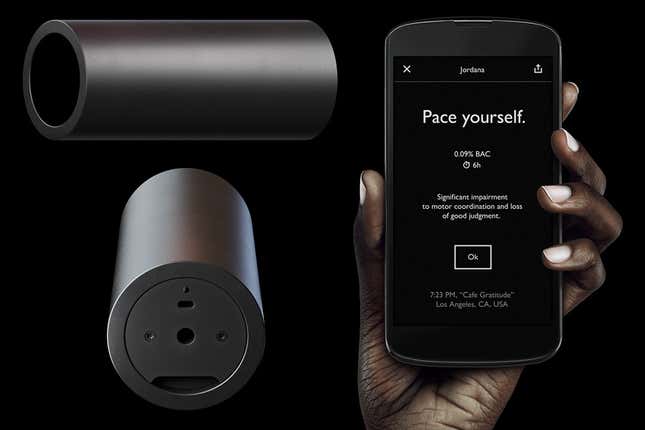 Felton will use a futuristic blood alcohol monitor this year, but doesn’t think it will take off.