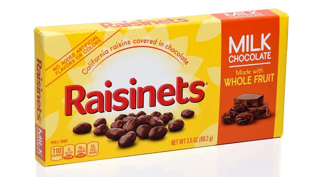 Image for article titled Nestlé Announces Consumers Free To Sexualize Raisinets All They Want
