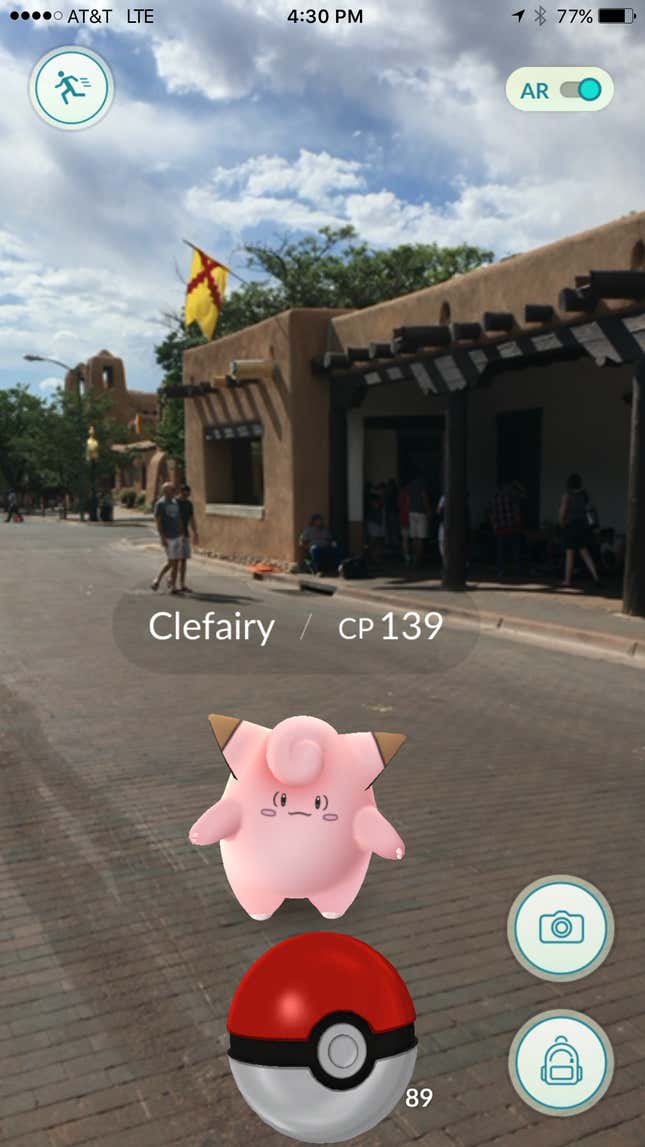 Top right of the screen: Switch that AR toggle to off.