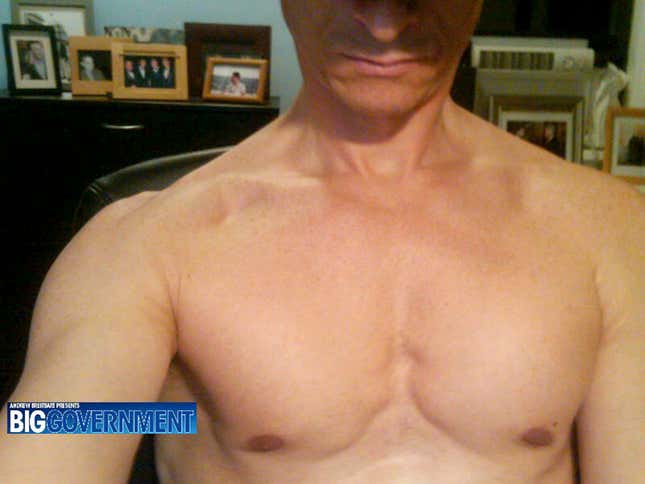 This undated photo taken from the website BigGovernment.com, purports to show Rep. Anthony Weiner, D-N.Y., shirtless.