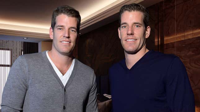 Image for article titled Winklevoss Twins Spend Joyous Afternoon Jerking Each Other Off