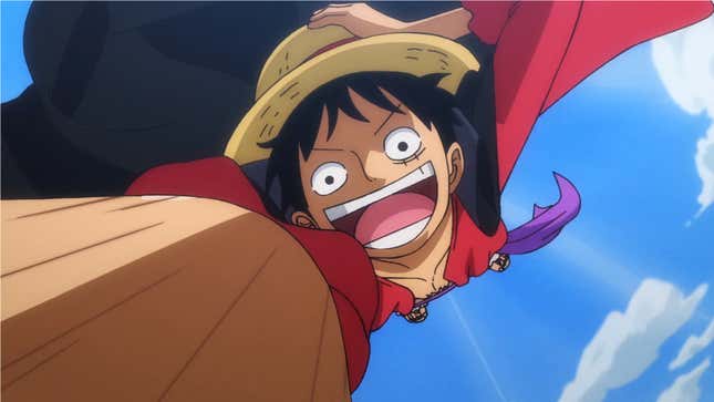 An image of Mokey D. Luffy from One Piece.
