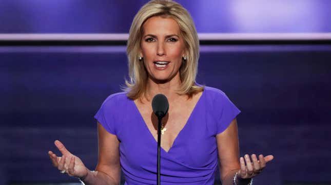Image for article titled Laura Ingraham Just Had to Tell Fox Viewers She Touted a Fake Story About Immigrants
