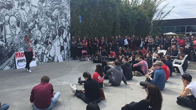 Image for article titled Over 150 Riot Employees Walk Out To Protest Forced Arbitration And Sexist Culture [Updated]