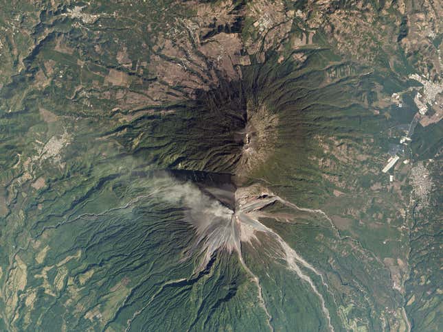 A photo of Guatemala's Volcan de Fuego taken on Jan. 25 2017.