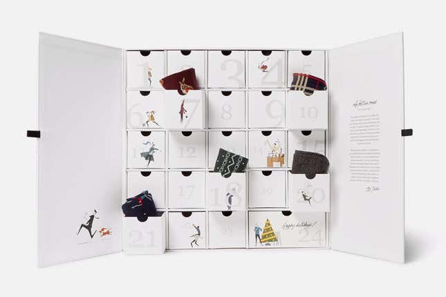Image for article titled Adult advent calendars for booze, socks, and beauty are now a thing