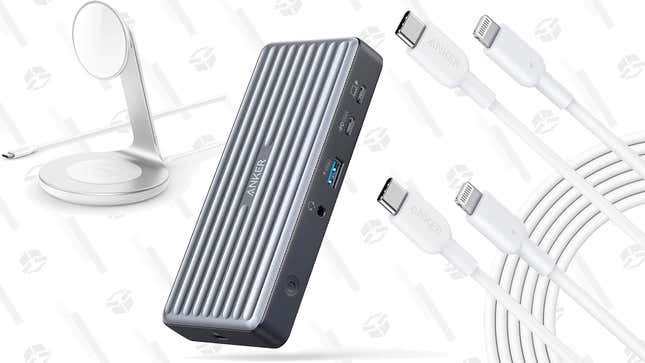 Anker USB-C to Lightning Cable 2-Pack | $24 | Amazon
Anker PowerWave Magnetic 2-in-1 Charger | $34 | Amazon
Anker USB-C 9-in-1 Docking Station | $105 | Amazon