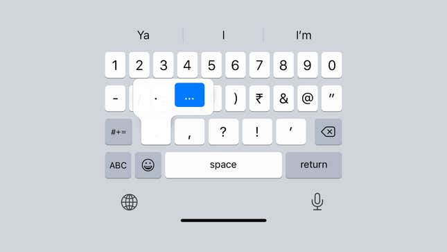 Image for article titled 7 Hidden iPhone Keyboard Features You Probably Never Knew Existed