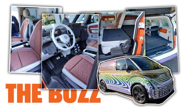 Image for article titled Leaked Interior Pictures Of The Upcoming VW ID.Buzz Show That Maybe VW Gets It