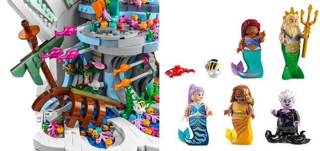 Image for article titled Lego&#39;s Got Three New The Little Mermaid Sets That Want to Be a Part of Your World