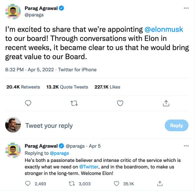Image for article titled Read Elon Musk's Private Texts With Joe Rogan, Jack Dorsey, Larry Ellison, and More