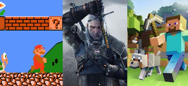 The Witcher 3, Super Mario Bros y Minecraft. Estos son los 10 juegos más vendidos.
