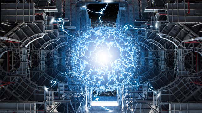 This is totally what nuclear fusion looks like, probably.