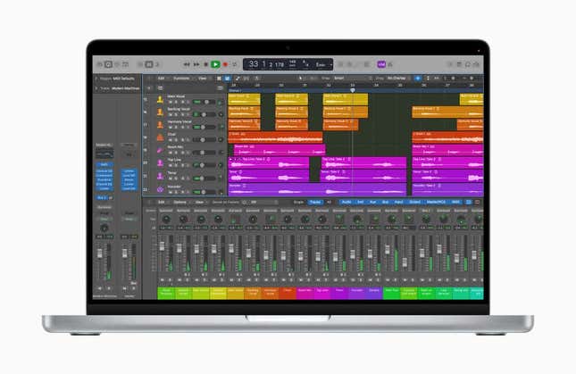 Imagen para el artículo titulado El nuevo MacBook Pro es una bestia con los nuevos chips M1 Pro y Max, y sí, tiene notch