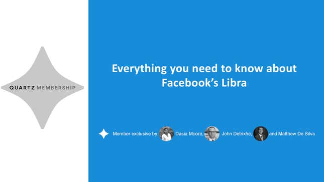 Image for article titled Presentation: Everything you need to know about Facebook’s Libra
