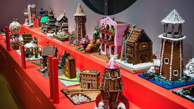 今年在瑞典斯德哥尔摩举行的姜饼屋模型2020年的Gingerbread House比赛