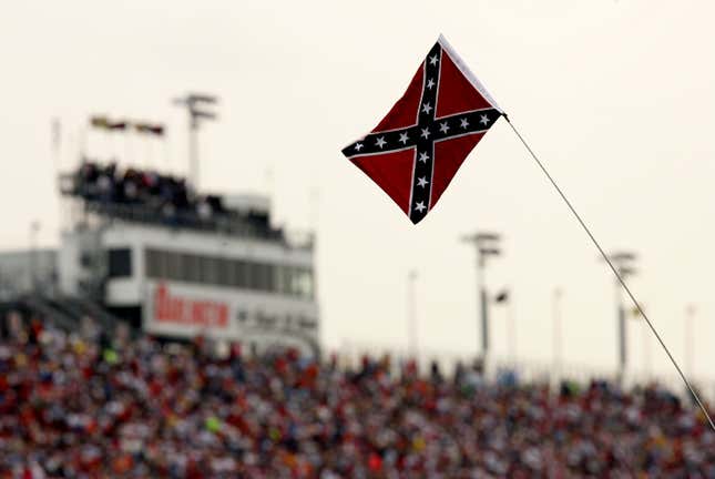 Image for article titled If You Ever Wanted to See White-on-White Crime, Check Out These Reactions to NASCAR&#39;s Confederate Flag Ban