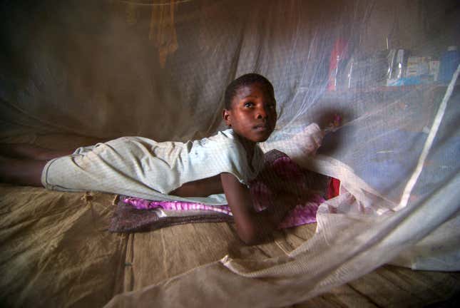 Worldwide, more than 500 million people become severely ill with malaria every year. Chemically treated mosquito nets are one of the cheapest ways to save lives.