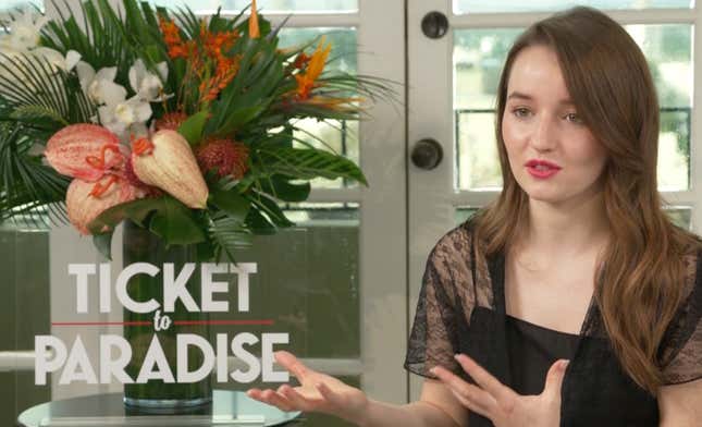 <i>Ticket To Paradise</i> star Kaitlyn Dever on George Clooney and Julia Roberts