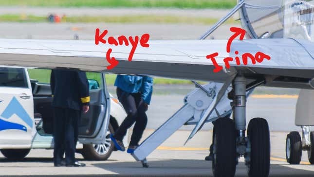 Image for article titled What&#39;s Going On With Kanye West and Irina Shayk?