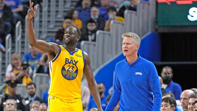 Draymond Green and Steve Kerr