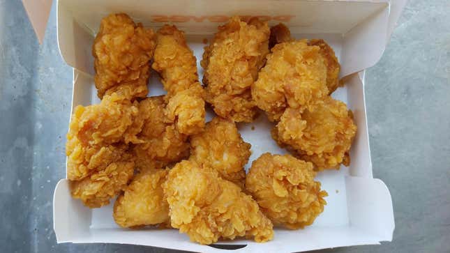 calories in popeyes nuggets