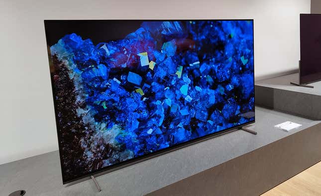 The Sony Bravia XR A80L OLED 2023 TV.