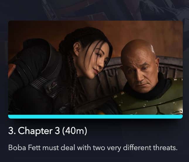 Image for article titled The Book of Boba Fett Episode Titles Are Still Hilariously Hidden on Disney+