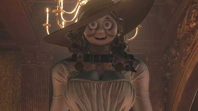 Image for article titled Resident Evil Village Mod Does Something To Lady Dimitrescu, But I Can&#39;t Put My Finger On What