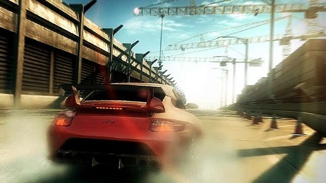 Need For Speed: Undercover artwork depicting a car zooming off into nothingness.