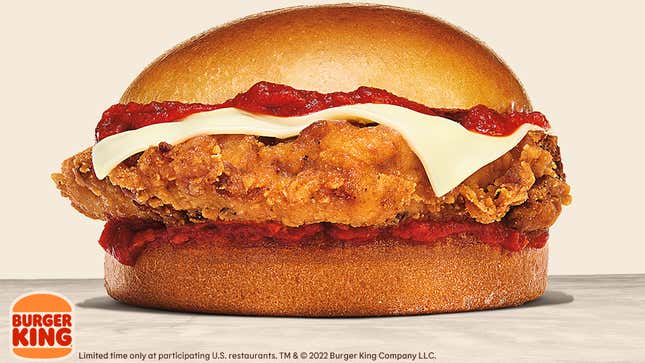 Burger King BK Italian Royal Crispy Chicken Sandwich