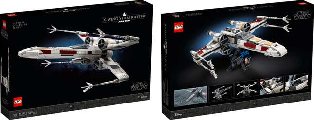 Image for article titled Lego&#39;s New 1,949-Piece Star Wars Ultimate X-Wing Is Joined by 2 Return of the Jedi Dioramas