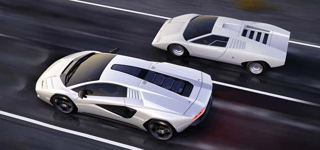 Image for article titled The Designer Of The Original Countach Wants Nothing To Do With The New One