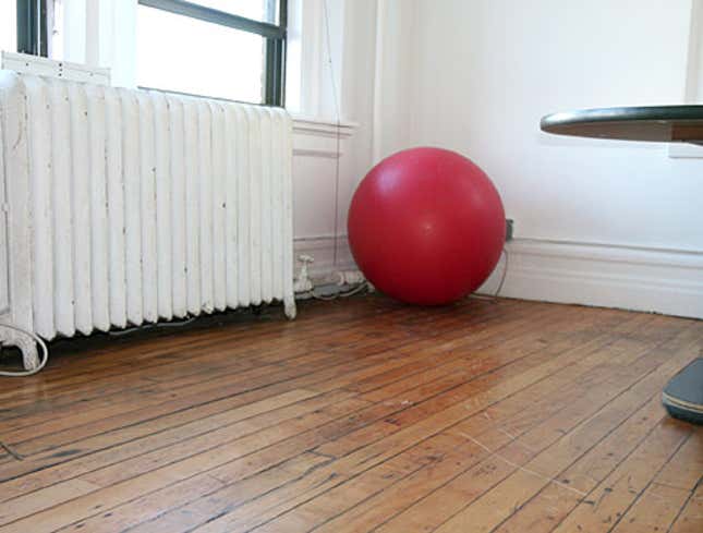 Image for article titled Excercise Ball All The Way Over There