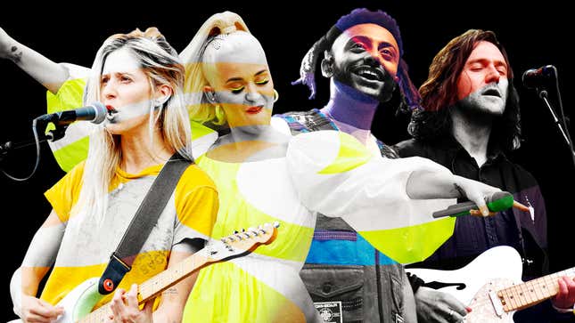 From left: Alicia Bognanno of Bully (Photo: Scott Legato/Getty Images), Katy Perry (Photo: Daniel Pockett/Getty Images), Aminé (Photo: Burak Cingi/Getty Images), Conor Oberst of Bright Eyes (Photo: Tim Mosenfelder/Getty Images)