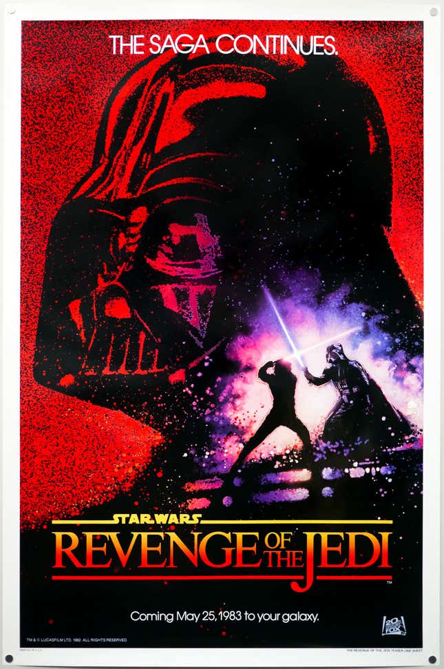 Image for article titled The Best Star Wars Movie Posters of All Time