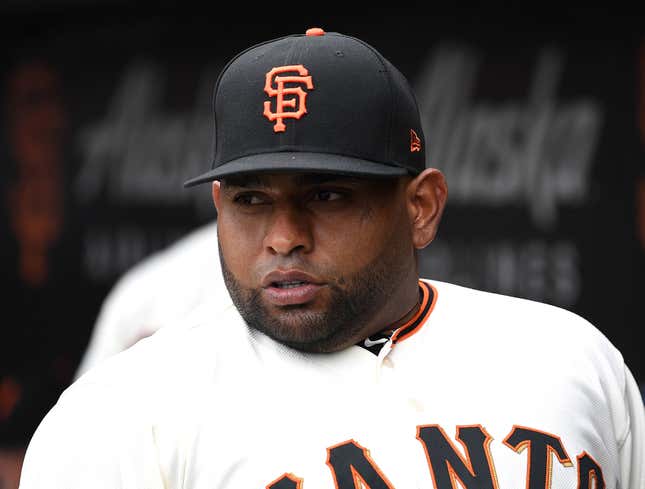 Image for article titled Wheezing Pablo Sandoval Uses Entirety Of ‘Stairway To Heaven’ For Walk-Up Song