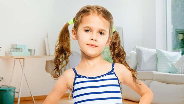 Image for article titled Child Running Around House In Bathing Suit Has No Immediate Plans To Visit Body Of Water