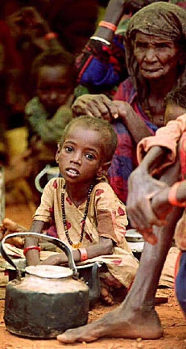 Some of the world's estimated 3.4 billion meek.
