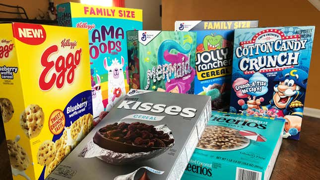 Image for article titled I Tried More Weird Cereals So You Don&#39;t Have To