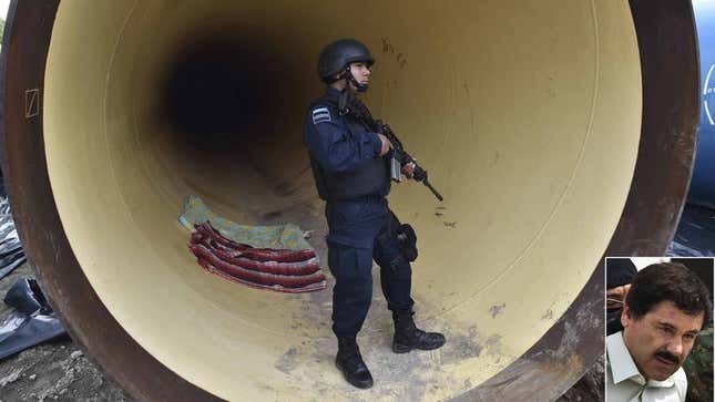 Image for article titled Prison Warden Vows To Take Away El Chapo’s Tunnel Privileges If Captured