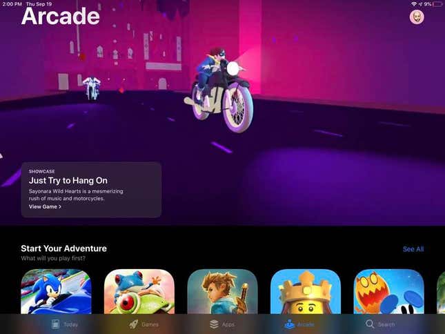 Image for article titled Apple Arcade Is Mobile Gaming Without All The Bullshit